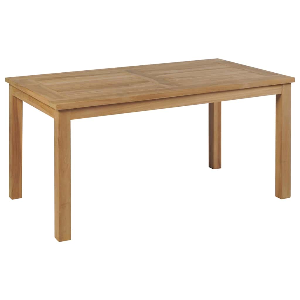 Couchtisch 90x50x45 cm Massivholz Teak