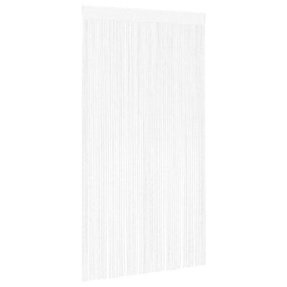 Fadenvorhang 2 Stk.100 x 250 cm Weiß
