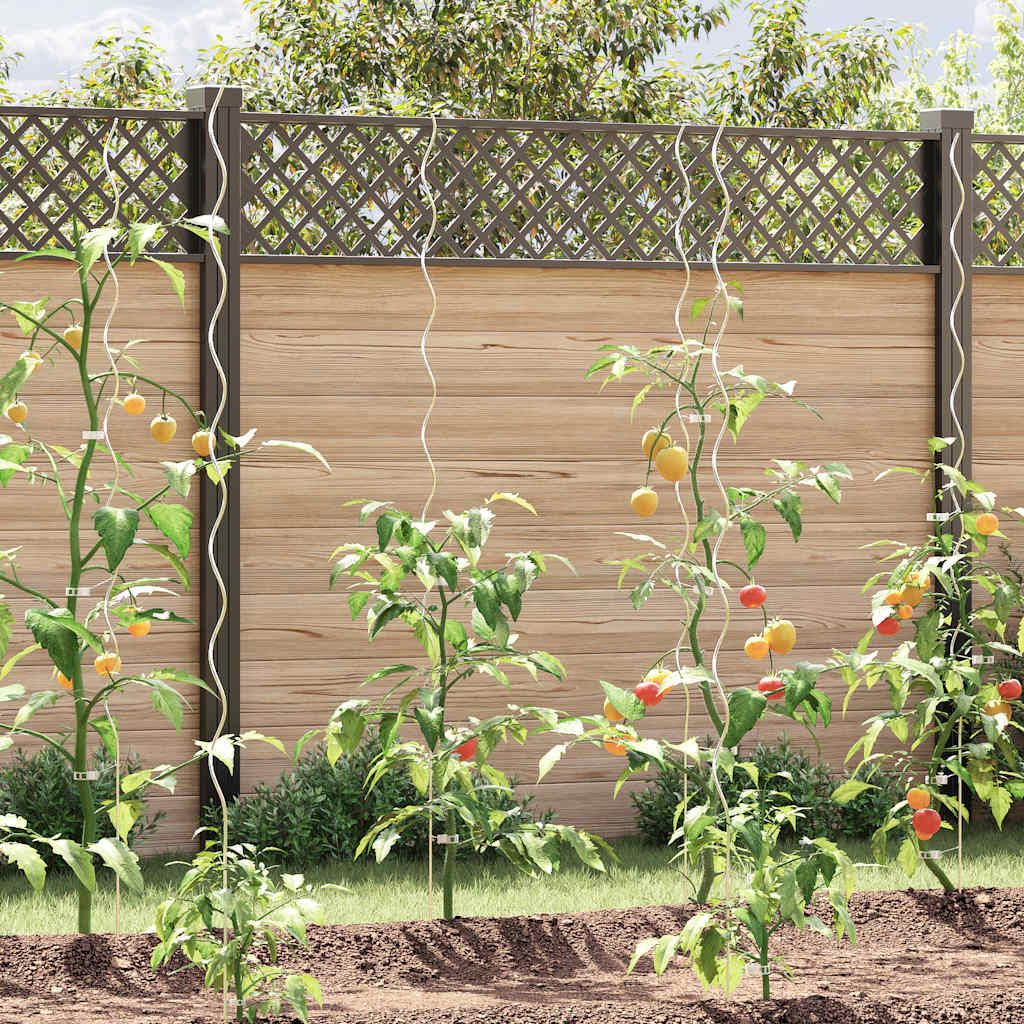 Tomaten-Spiralstäbe 20 Stk. 170 cm Verzinkter Stahl