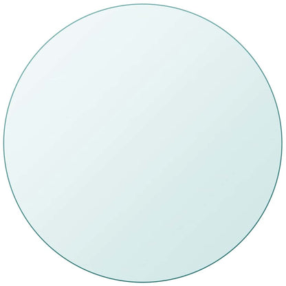 Tischplatte aus gehärtetem Glas rund 700 mm