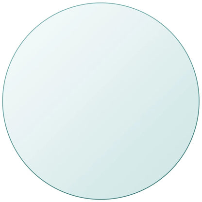 Tischplatte aus gehärtetem Glas rund 900 mm