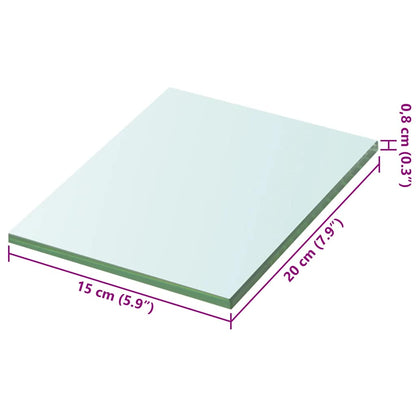 Regalboden Glas Transparent 20x15 cm