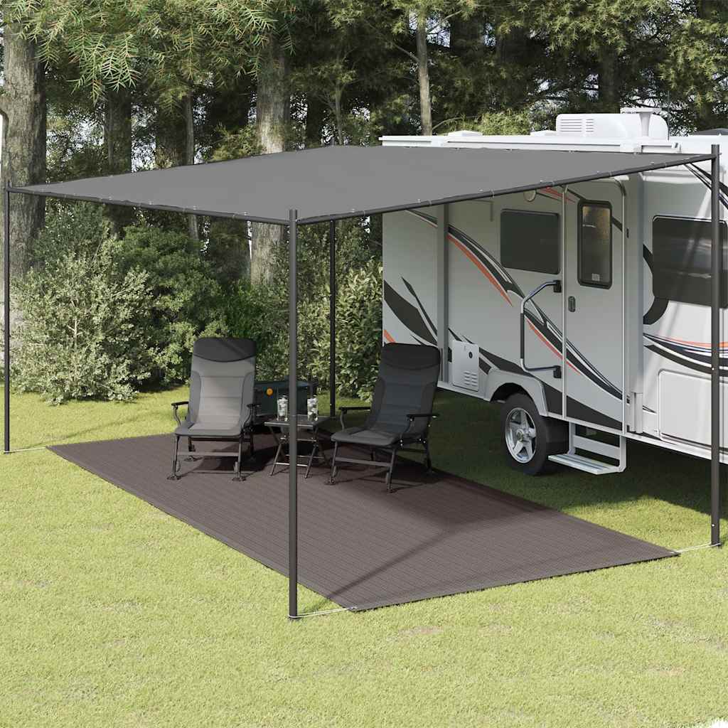 Zeltteppich 250 x 600 cm Anthrazit