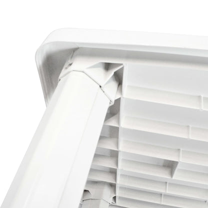 Gartentisch Weiß 101 x 68 x 72 cm Kunststoff