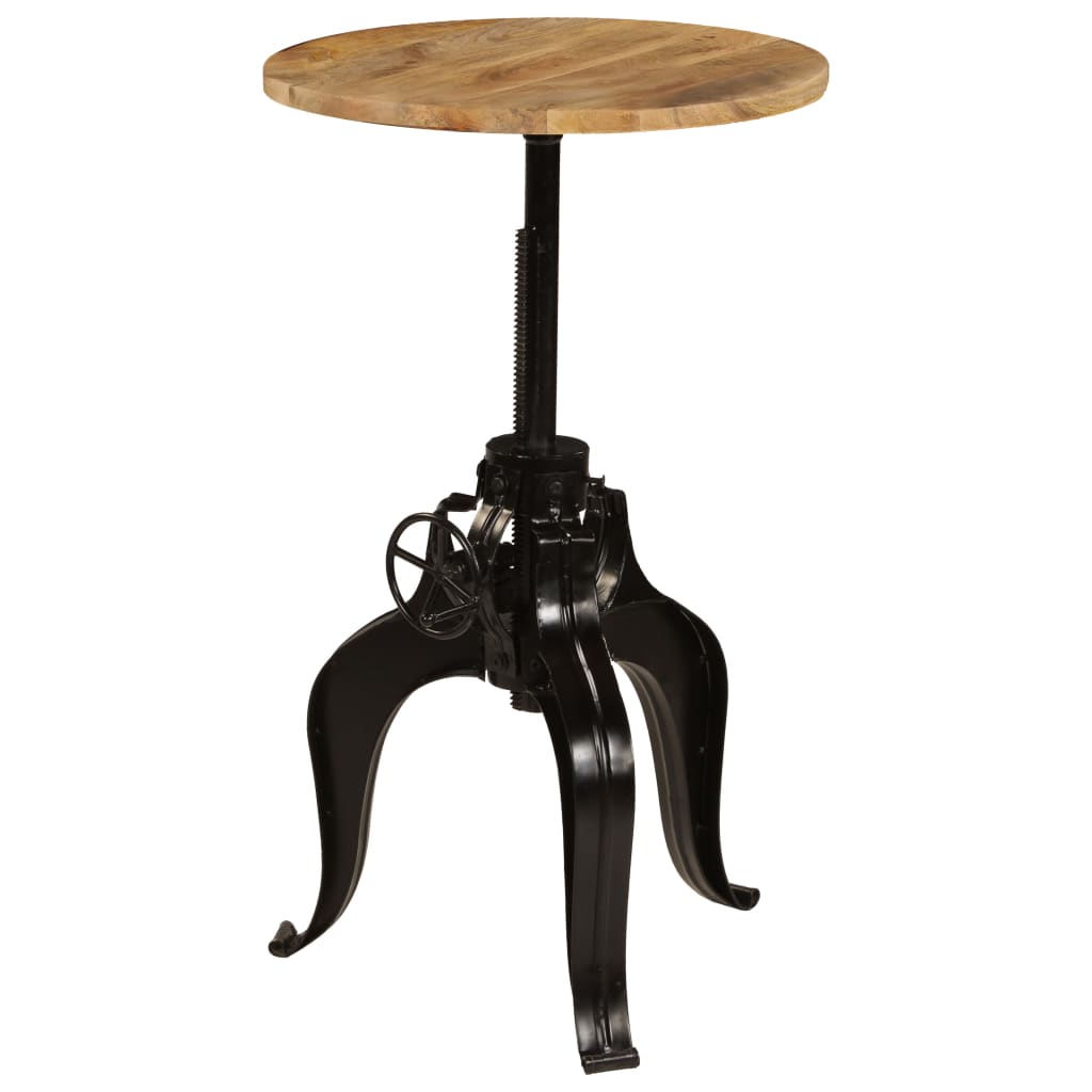 Bartisch Massivholz Mango 60×(76-110) cm