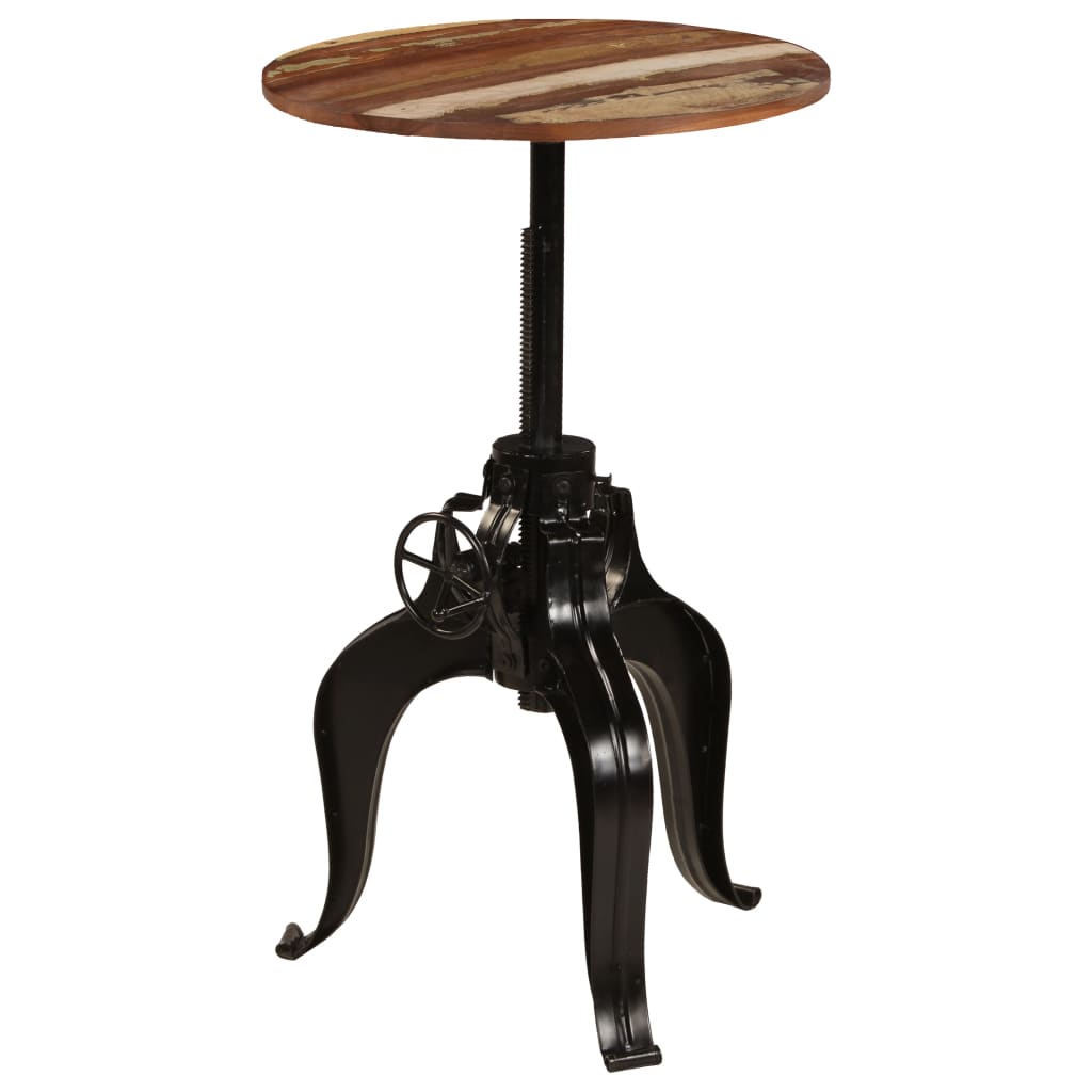 Bartisch Altholz Massiv 60x(76-110) cm