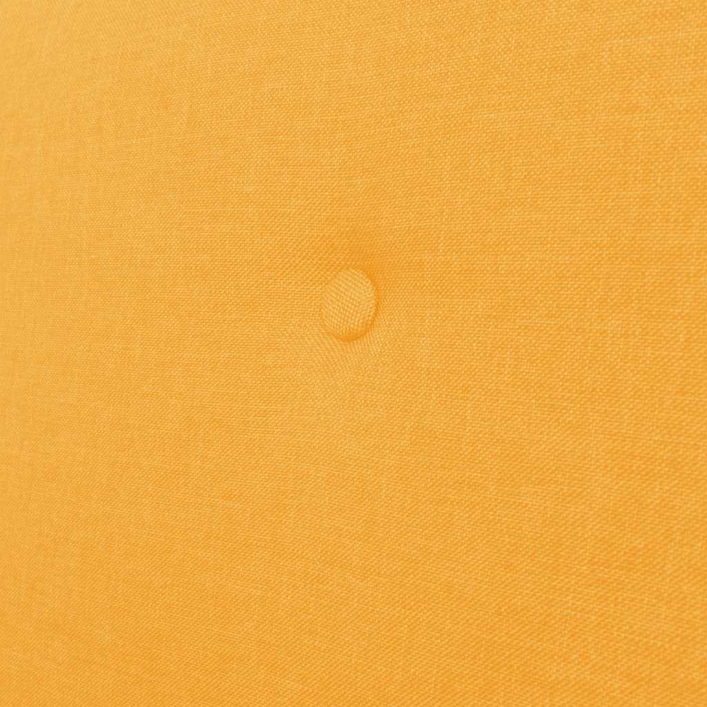 Sofa-Set 2-tlg. Stoff Gelb