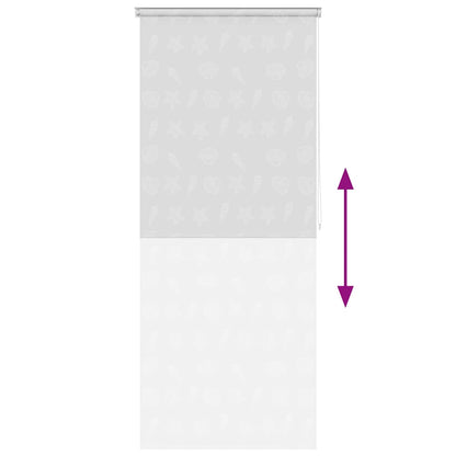 Duschrollo 120x240 cm Seesternmuster