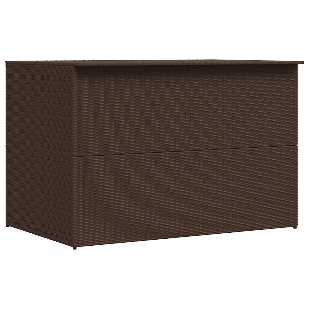 Garden-Auflagenbox Braun 150x100x100 cm Poly Rattan