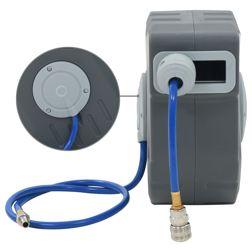 Automatischer Druckluft-Schlauchaufroller 1/4" 12 m