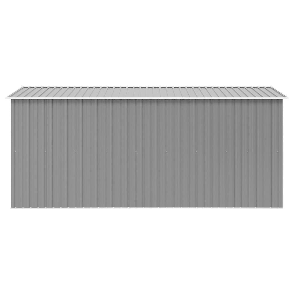 Gerätehaus 257x392x181 cm Metall Grau