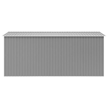 Gerätehaus 257x392x181 cm Metall Grau