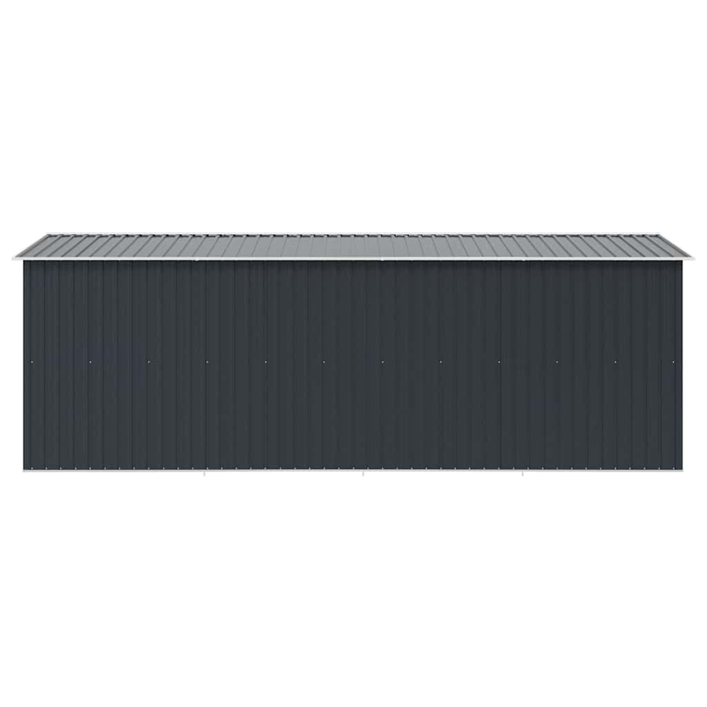 Gerätehaus 257x489x181 cm Metall Anthrazit