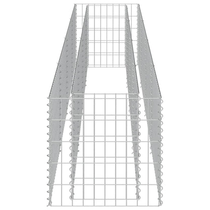Gabionen-Hochbeet Verzinkter Stahl 360×50×50 cm