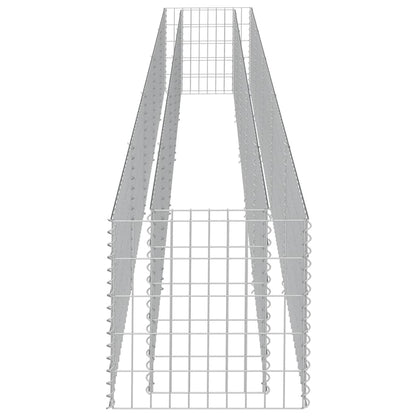Gabionen-Hochbeet Verzinkter Stahl 450×50×50 cm