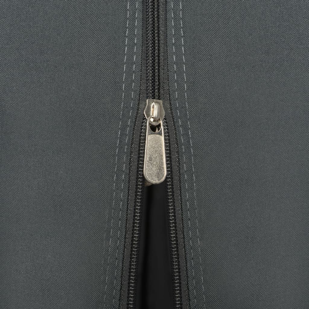 Gartenpavillon mit Vorhang Aluminium 4×3×2,6 m  Schwarz