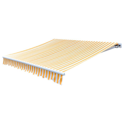 Markisenbespannung Canvas Orange & Weiß 450x300 cm