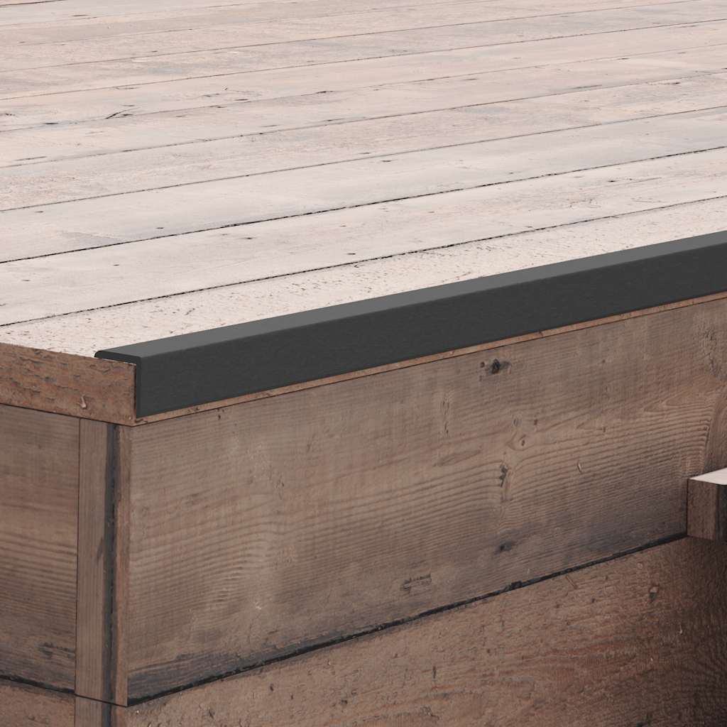 Winkelleisten 5 Stk. WPC 170 cm Schwarz