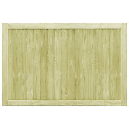 Gartentore 2 Stk. 300 x 100 cm Imprägniertes Kiefernholz