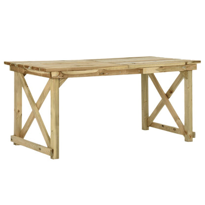 Gartentisch 160x79x75 cm Holz
