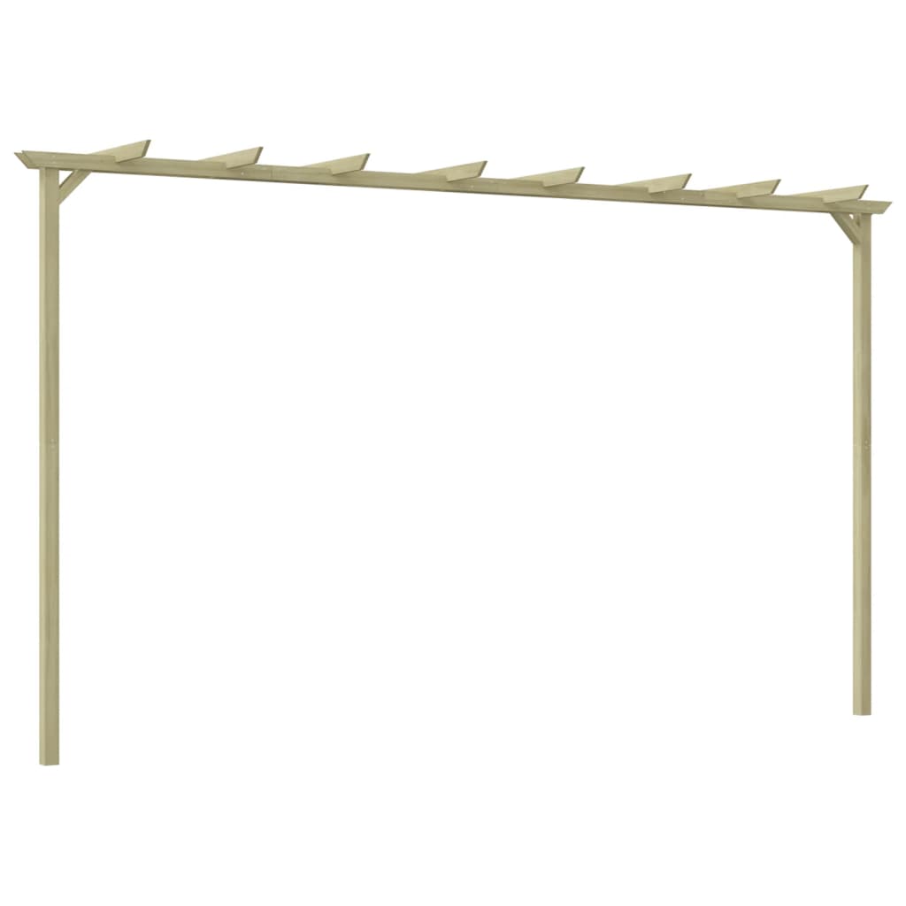 Garten-Pergola Kiefernholz Imprägniert 360x200x60 cm