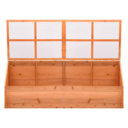 Frühbeet Holz 180x57x62 cm