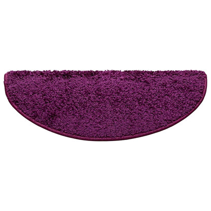 Stufenmatten 15 Stk. 65x21x4 cm Violett Halbrund Groß