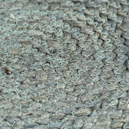 Tischsets 4 Stk. Olivgrün 38 cm Rund Jute