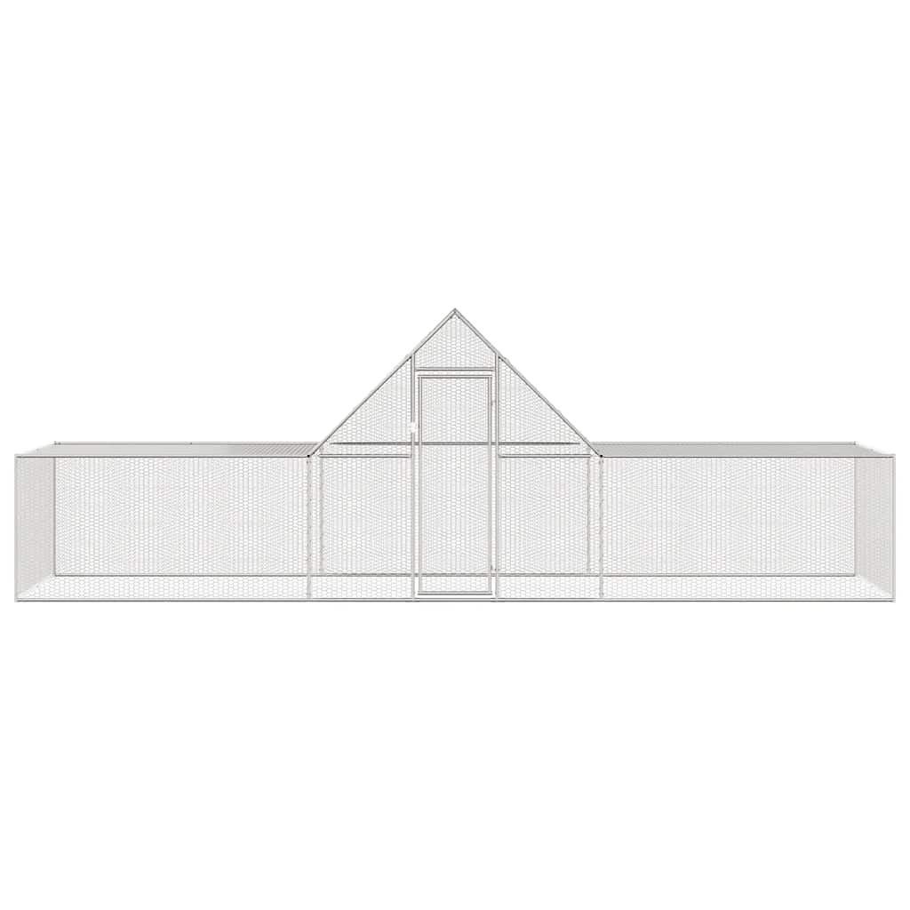 Hühnerstall 6x2x2 m Verzinkter Stahl