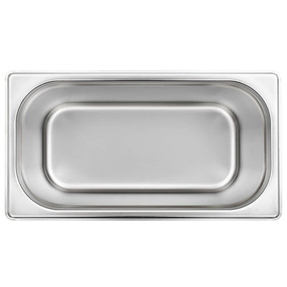 Gastronormbehälter 4 Stk. GN 1/3 200 mm Edelstahl