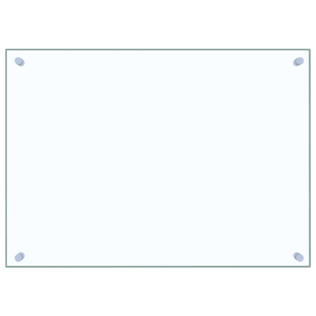 Küchenrückwand Transparent 70x50 cm Hartglas