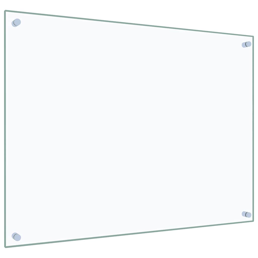 Küchenrückwand Transparent 80x60 cm Hartglas
