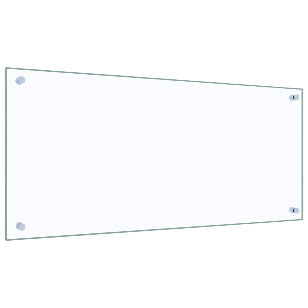 Küchenrückwand Transparent 90×40 cm Hartglas
