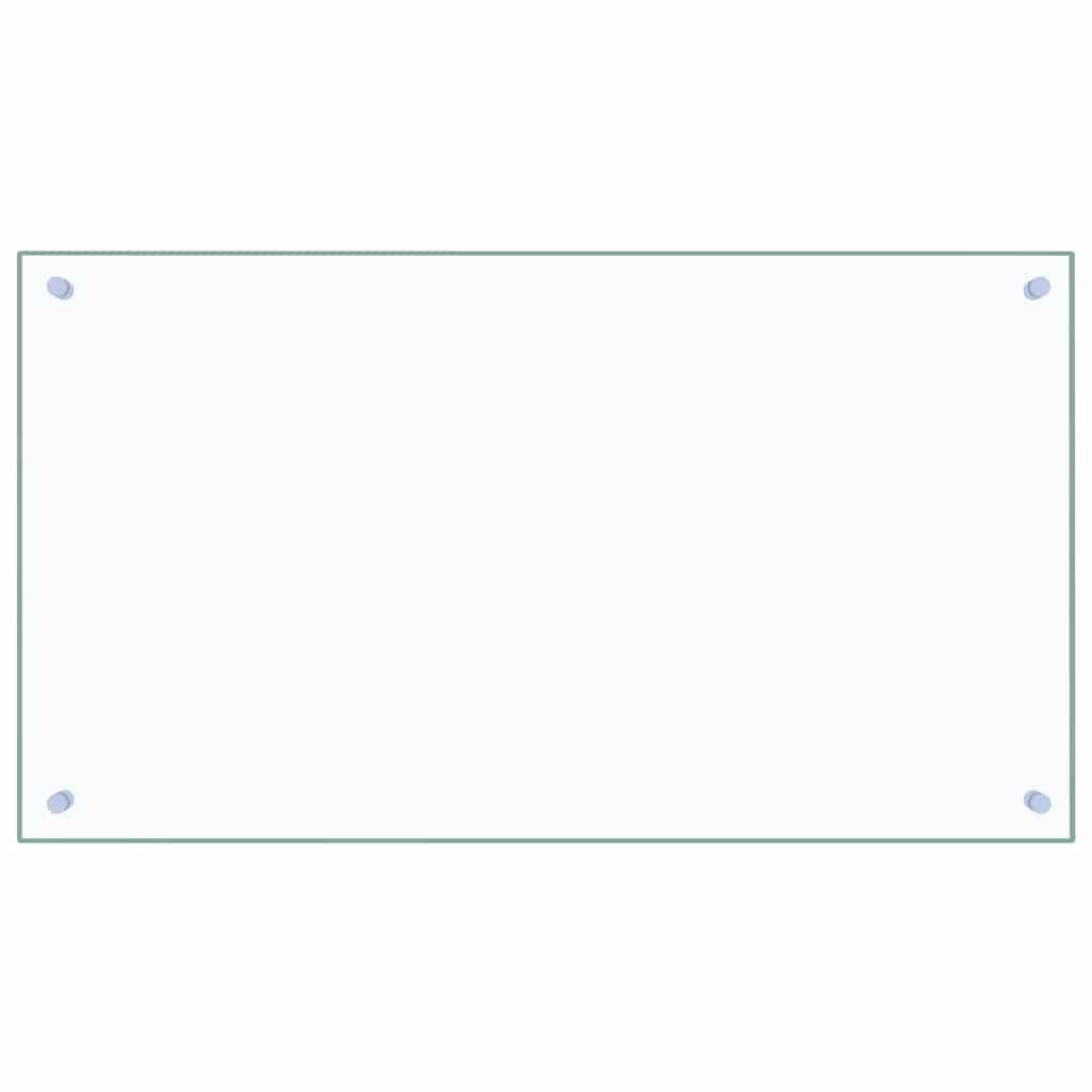 Küchenrückwand Transparent 90×50 cm Hartglas