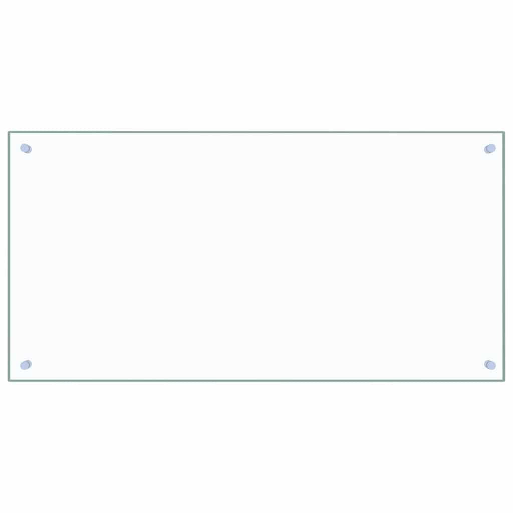 Küchenrückwand Transparent 100×50 cm Hartglas