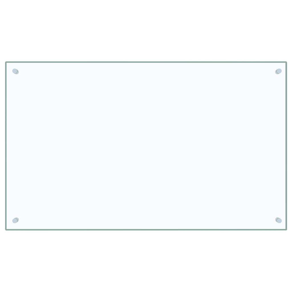 Küchenrückwand Transparent 100×60 cm Hartglas