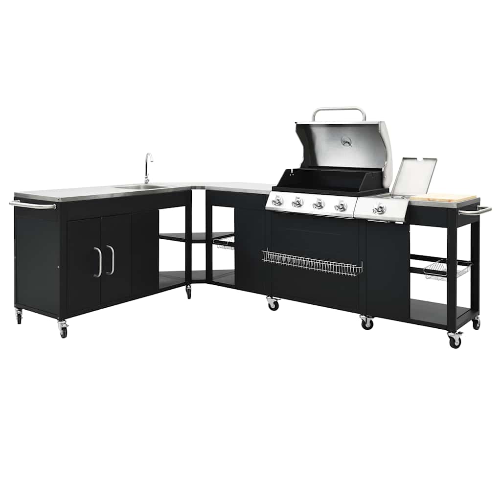 Gasgrill-Set 4+1 HOEK DE & AT Modell