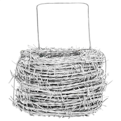 Stacheldraht 500 m aufgerollt