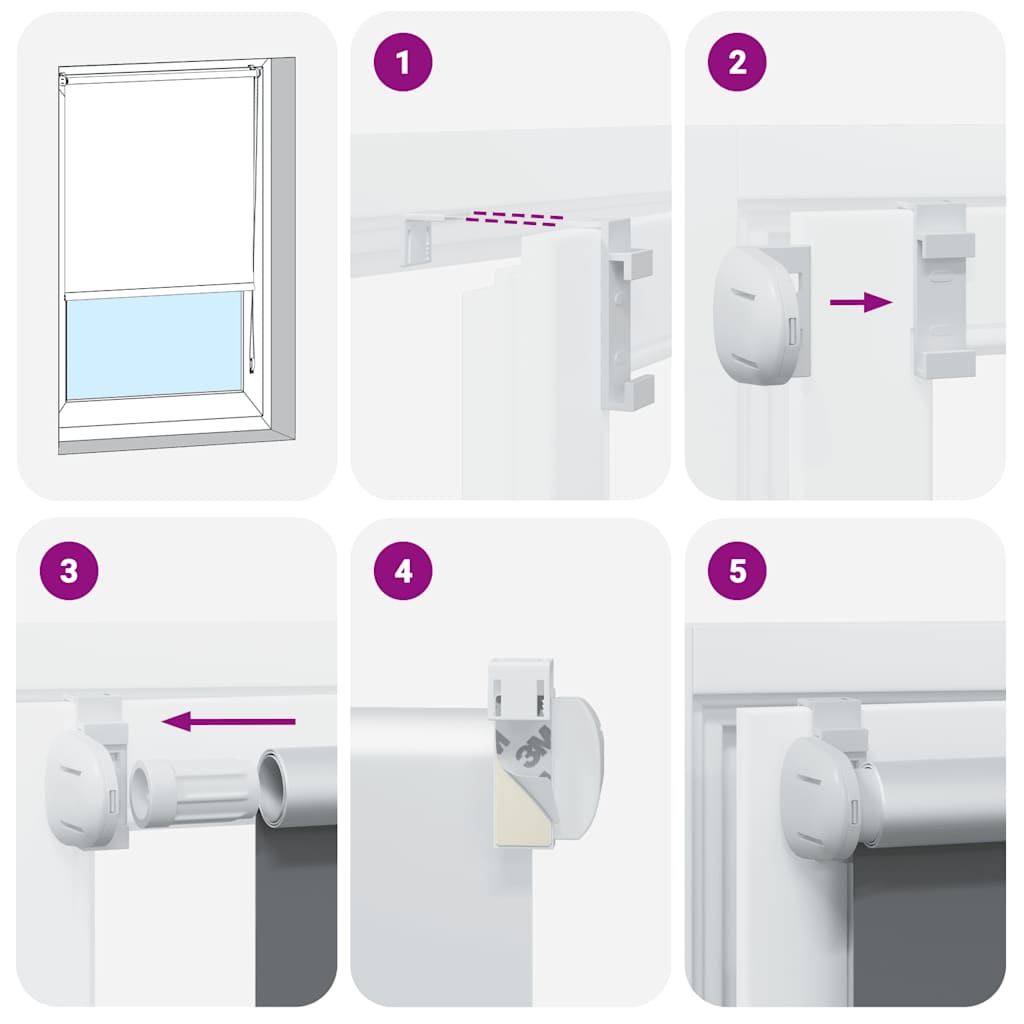 Verdunkelungsrollo 164,4 x 175 cm, Stoffbreite 160 cm, rot