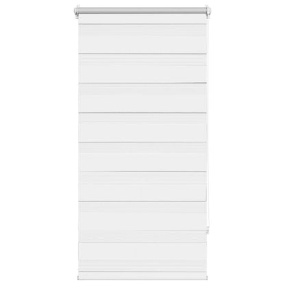 Zebra-Rollo 60,9 x 120 cm, Stoffbreite 56,7 cm, Weiß