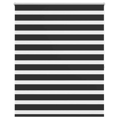 Zebra-Rollo 140,9 x 175 cm, Stoffbreite 136,7 cm, schwarz