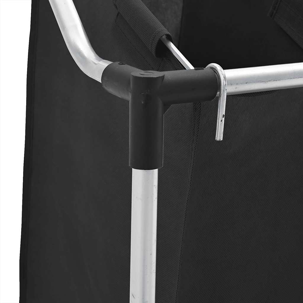 4 Fächer Schwarz Wäschesortierer