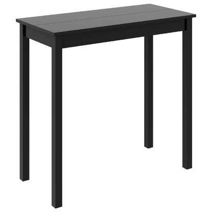 Bartisch MDF Schwarz 115×55×107 cm