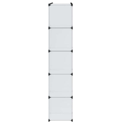 Modularer Schrank mit 14 Fächern Weiß 37x146x180,5 cm