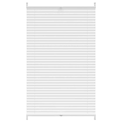 Verdunklungsplissee 90×150 cm Weiß