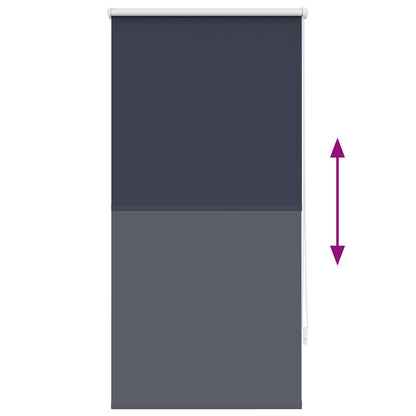 Verdunkelungsrollo 64,4 x 120 cm, Stoffbreite 60 cm, Marineblau