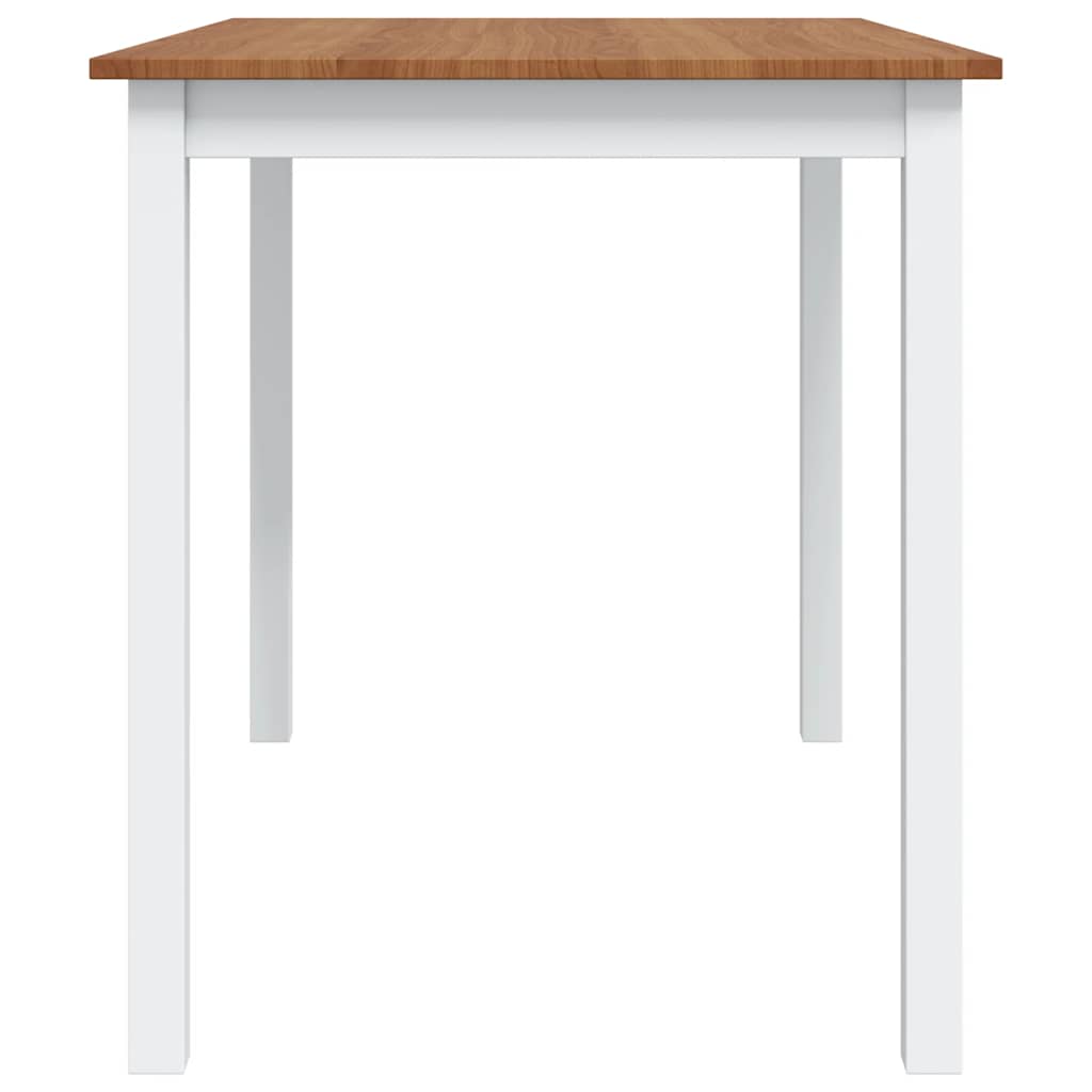 5-tlg. Essgruppe Braun und Weiß