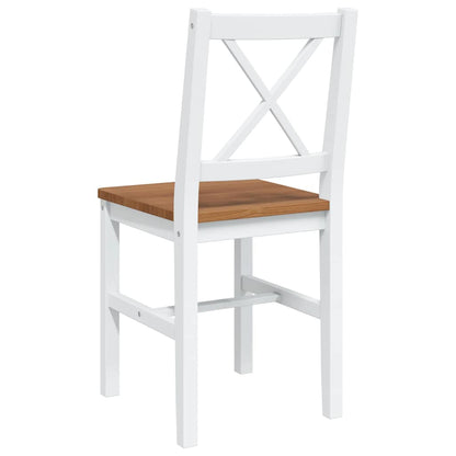 5-tlg. Essgruppe Braun und Weiß