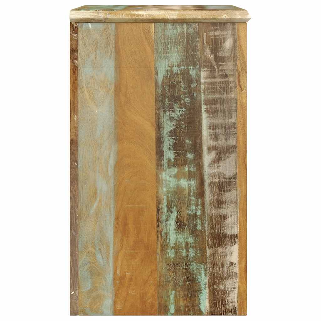 Beistelltisch mit 1 Schublade & 1 Tür Altholz