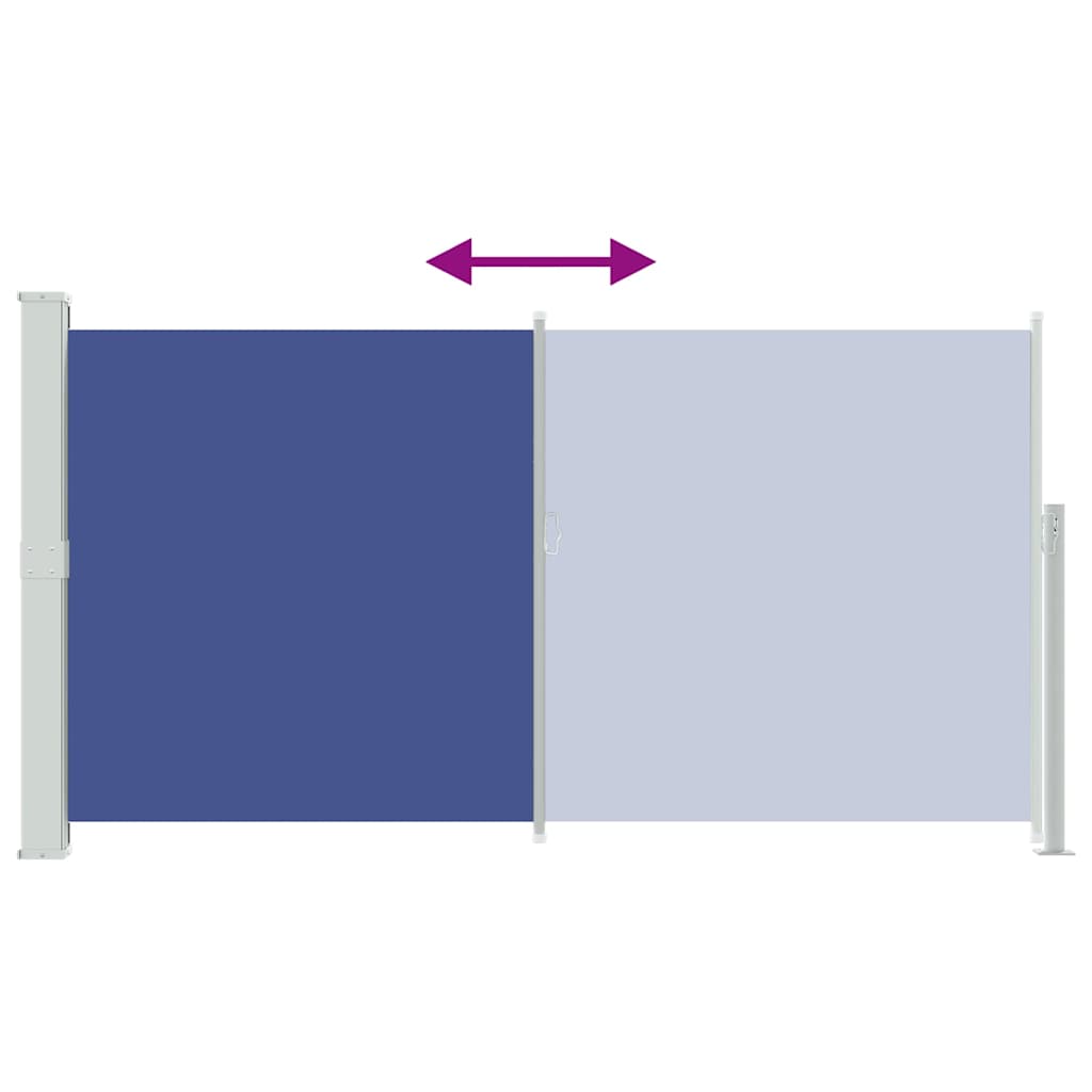 Seitenmarkise 160x300 cm Blau